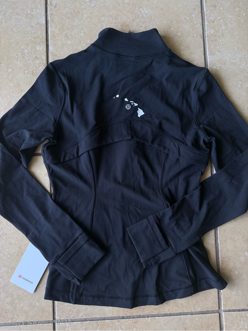 NWT Lululemon Hawaii Hawaiian Islands Edition Define Nulu Black Zip Up Jacket 10